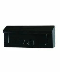 Discount 🛒 Gibralter Solar Group Townhouse Black Wall Mount Mailbox - THHB0001 - Mailboxes & Signs 😀